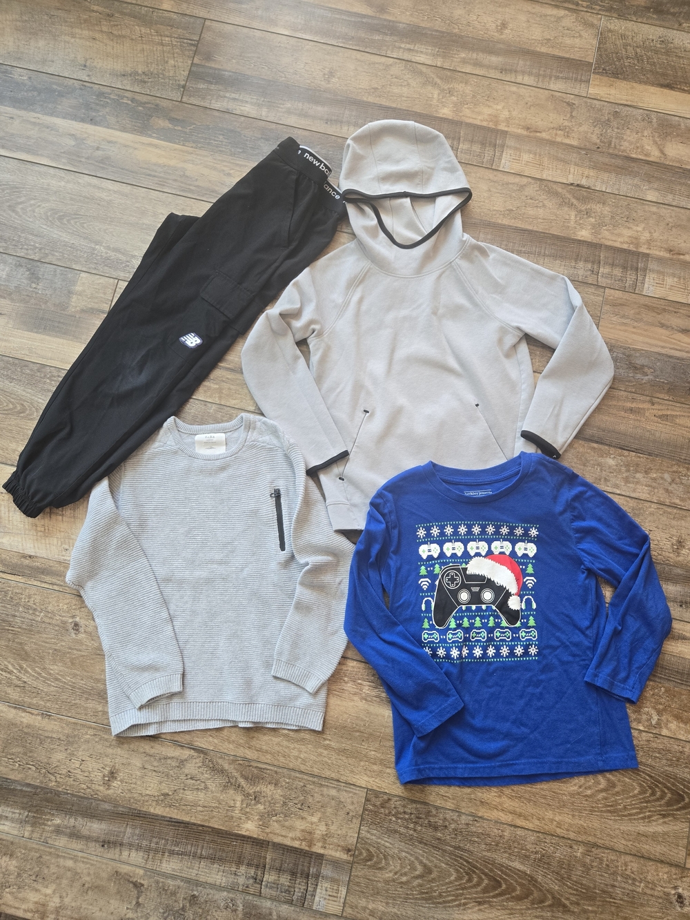 Boys Size 8 Clothing Bundle (4 Pcs) Zara New Balance Old Navy Athletic